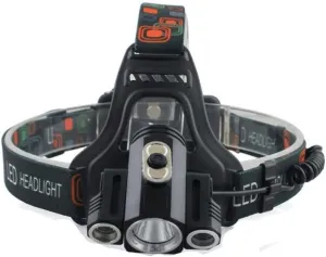 LED Head Torch,Headlamp Flashlight Operated, Bright White & Red Light, Perfect for Runners, Lightweight, Waterproof, Adjustable Headband