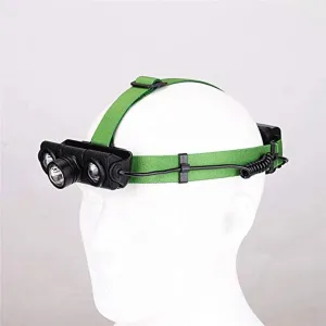 LED Head Torch,Headlamp-Headlamp Flashlight Rechargeable， Waterproof Adjustable Headband Adult Head Lamp， Perfect ForCamping, Running, Hiking