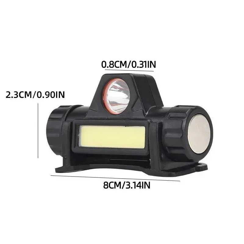 LED Headlamp Flashlight – Rechargeable, Magnetic, Long Battery Life for Night Fishing & Outdoor Use