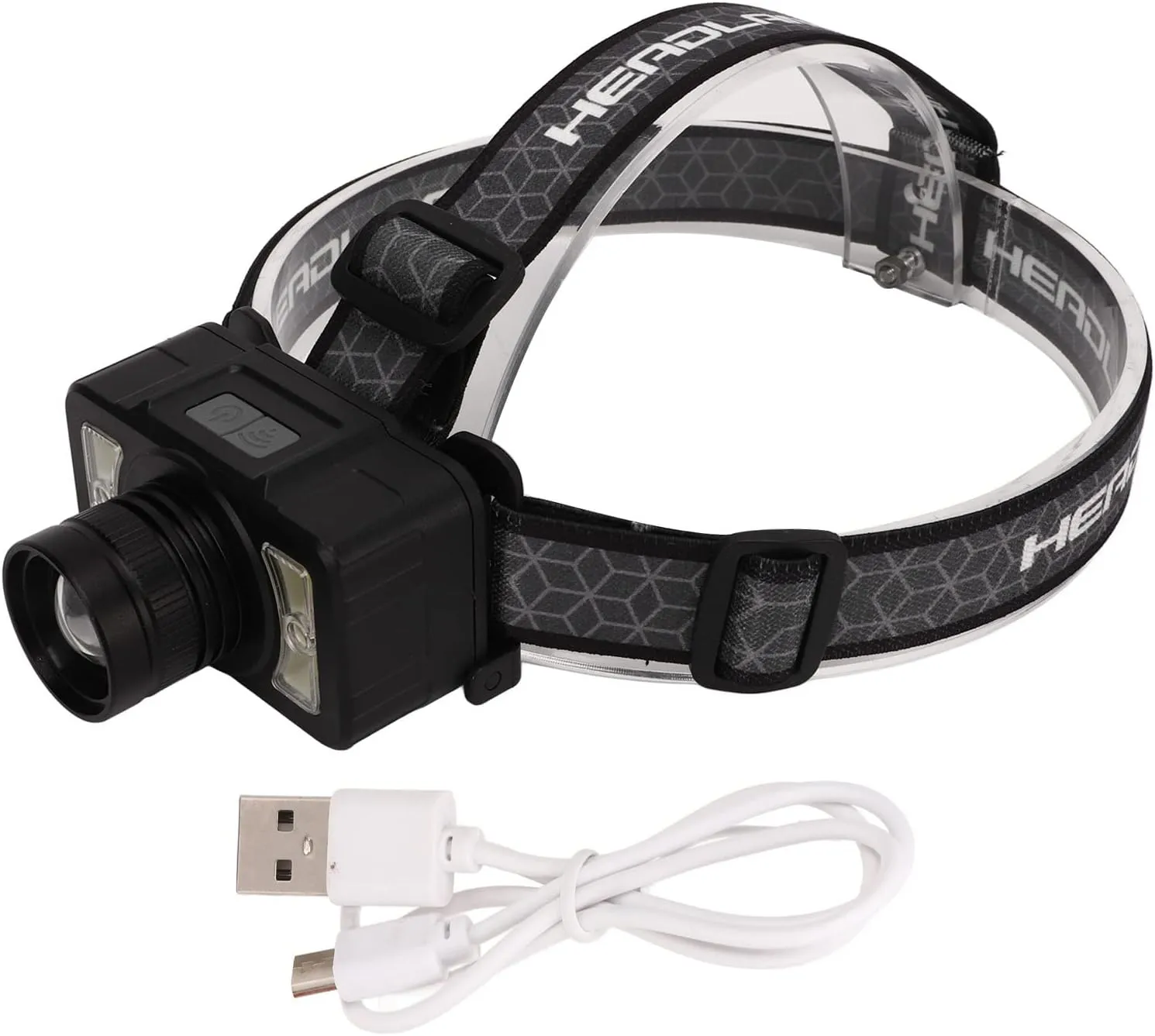 LED Headlamp Lightweight Induction Headlight Portable for Hiking Camping Outdoor Travel