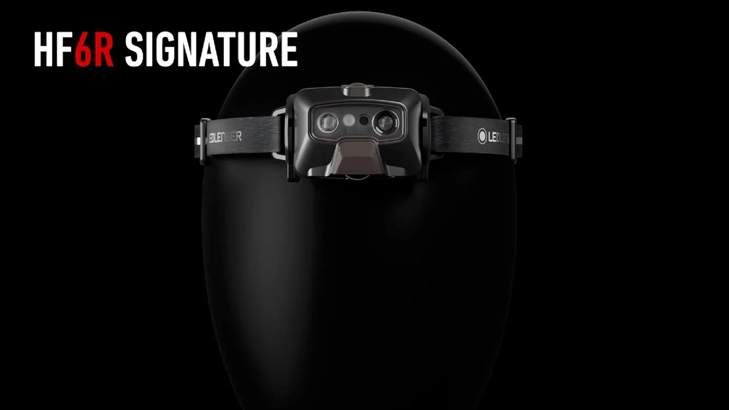 Ledlenser HF6R Signature Hands Free, Rechargeable Headlamp, Water Reistant, 1000 Lumens, Black