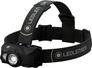 Ledlenser, MH8 Lightweight Rechargeable Headlamp with Removable Headstrap, High Power LED, 600 Lumens, Hands-Free Light for Outdoor, Backpacking, Hiking, Camping, Fishing, Black