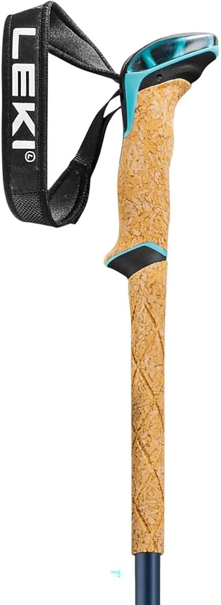 LEKI Berninia 2 Aluminum Adjustable Lightweight Ski Poles for Backcountry Skiing & Snowboarding