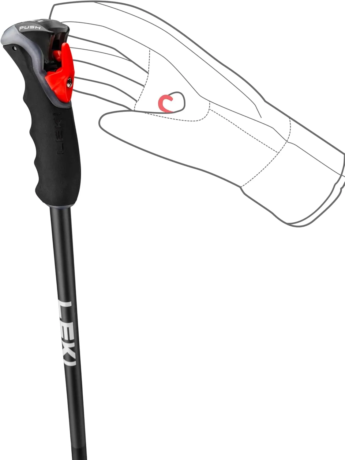 LEKI Peak Vario 3D Adjustable Ski Poles for Alpine Skiing