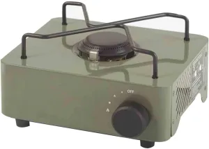 LHX Outdoor Camping Cookware Mini Cassette Stove Outdoor Portable Gas Stove (Color : Green)