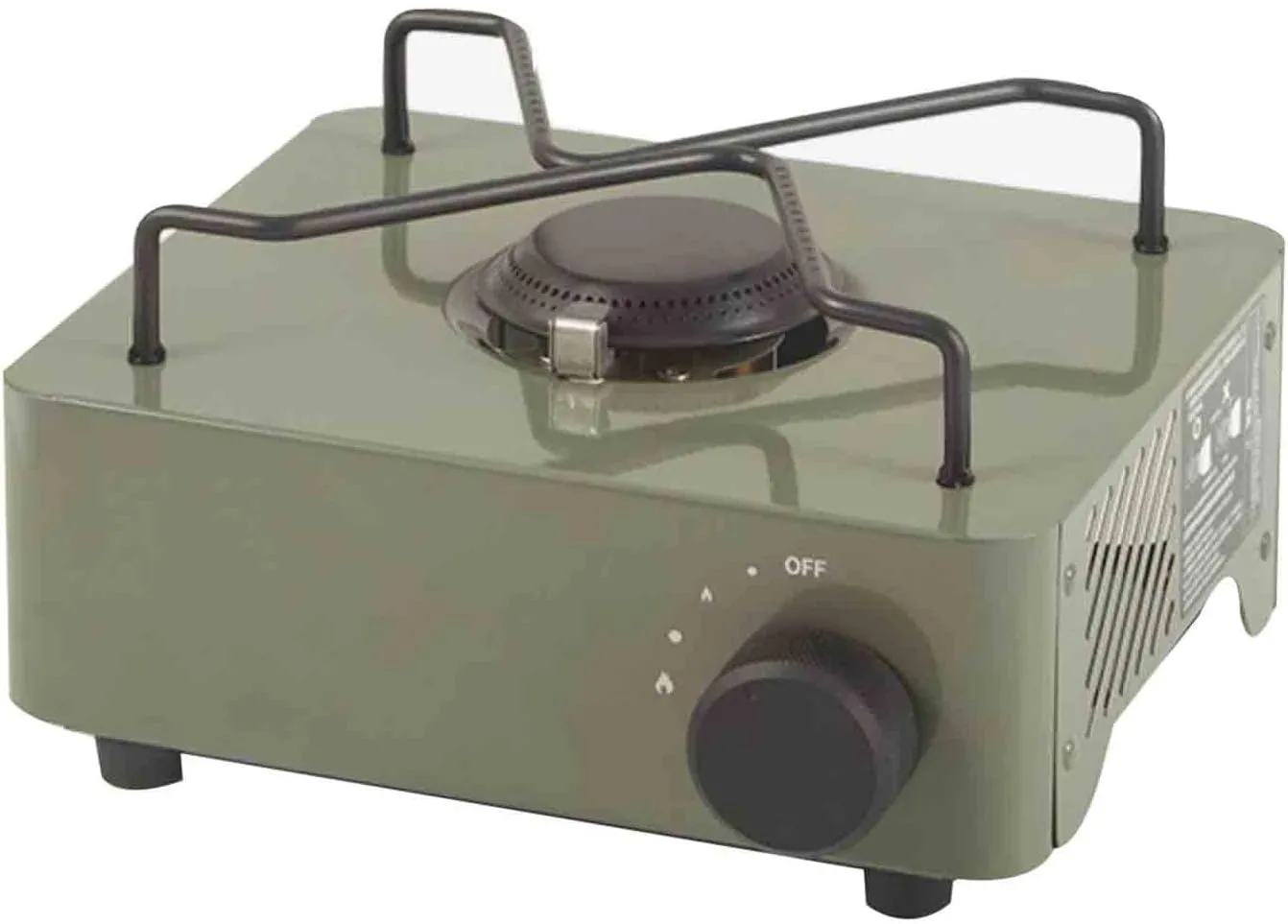 LHX Outdoor Camping Cookware Mini Cassette Stove Outdoor Portable Gas Stove (Color : Green)