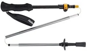 Lightweight Carbon Fiber Telescopic Walking Stick – Adjustable 36-135cm Hiking Pole with Quick Lock, Tungsten Steel Tip, Aluminum Alloy, and Ergonomic Wristband for Climbing, Hiking, Skiing