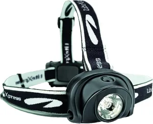 Litexpress LXL205001 Liberty 113-4, 303 Lumens Headlamp IP64 1 High Performance Seoul Semi LED NEW upgraded VERSION, Rear 2 Mode red LED in Battery pack
