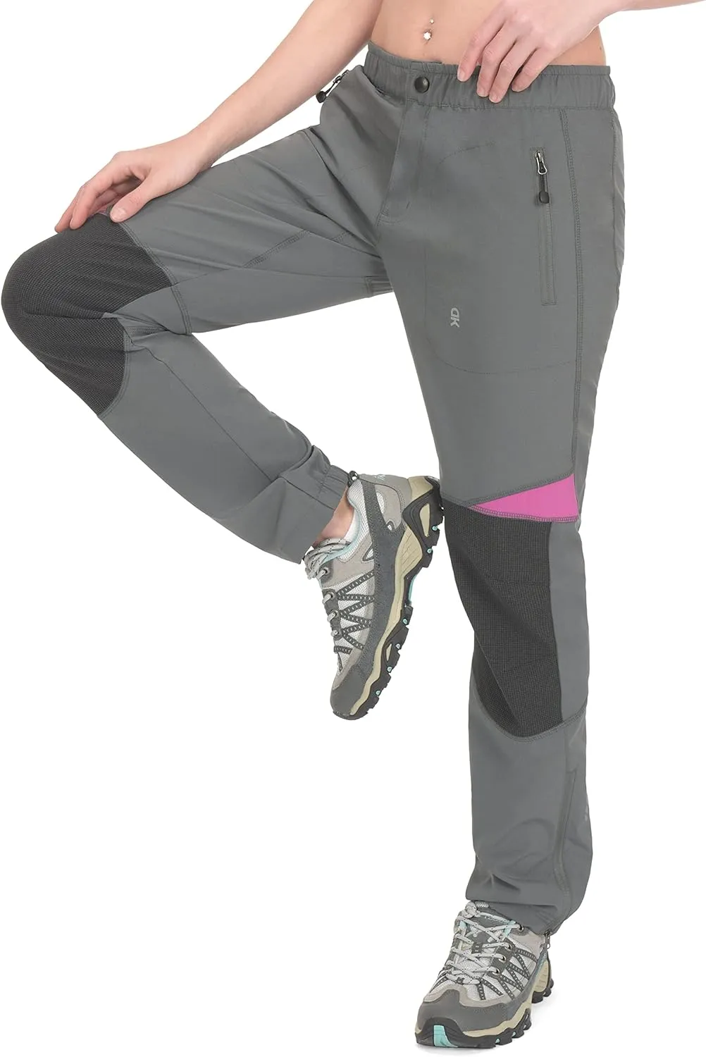 Little Donkey Andy Women's Lightweight Quick Dry Hiking Pants Reinforced Knees UPF 50 for Mountain Climbing Camping