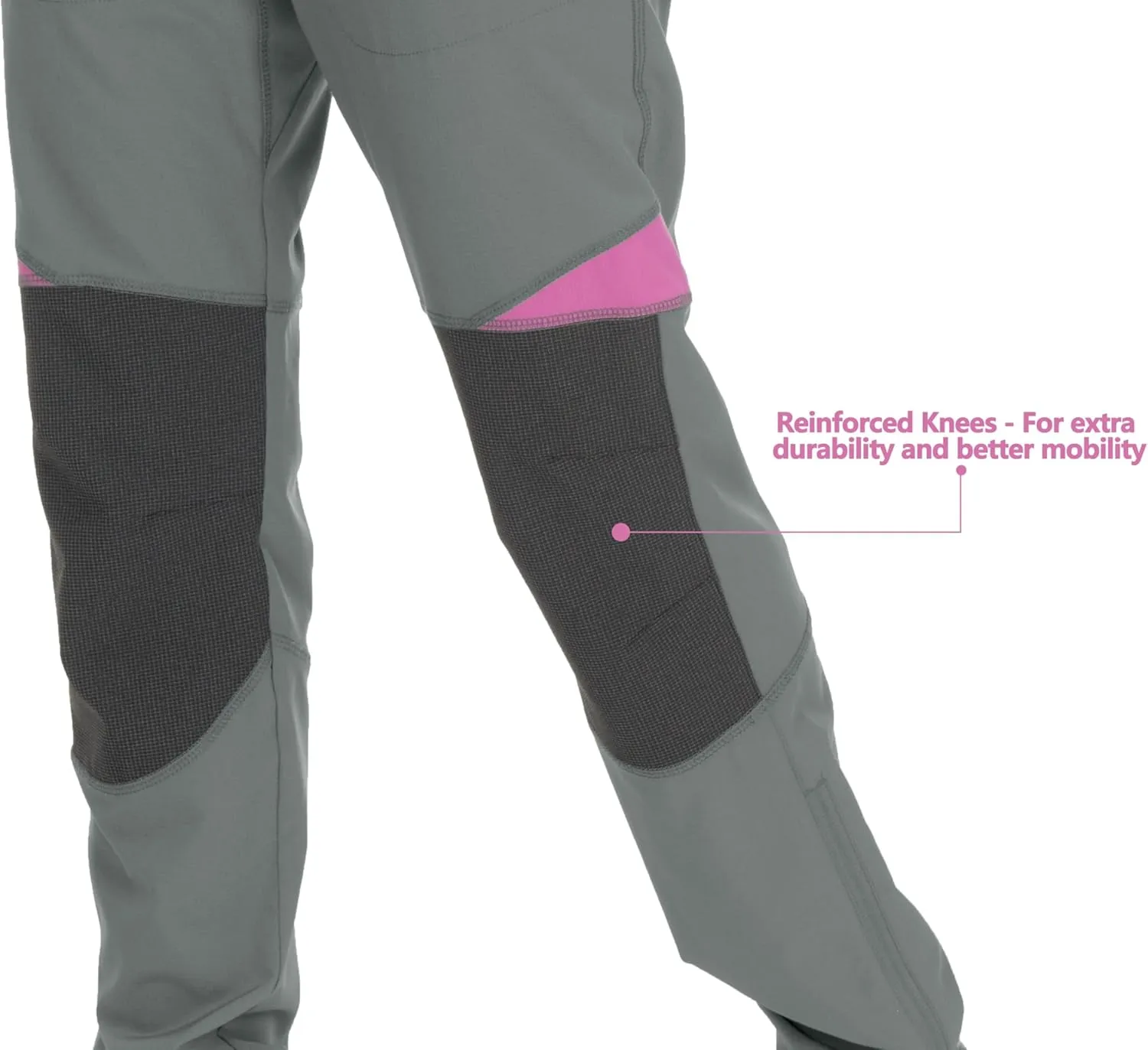 Little Donkey Andy Women's Lightweight Quick Dry Hiking Pants Reinforced Knees UPF 50 for Mountain Climbing Camping