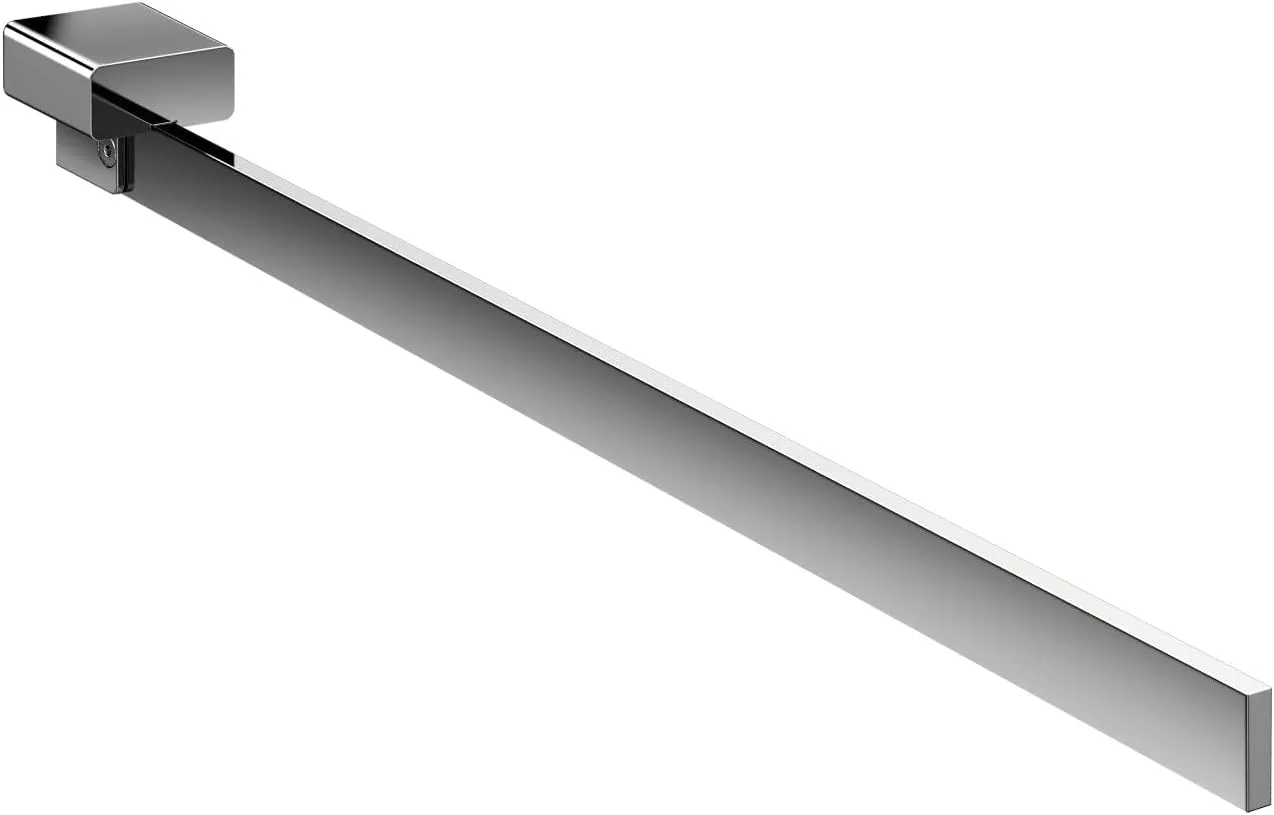 Loft Towel Rail Rigid 1-Arm 410 mm Chrome, Aluminium, Handtuchstange
