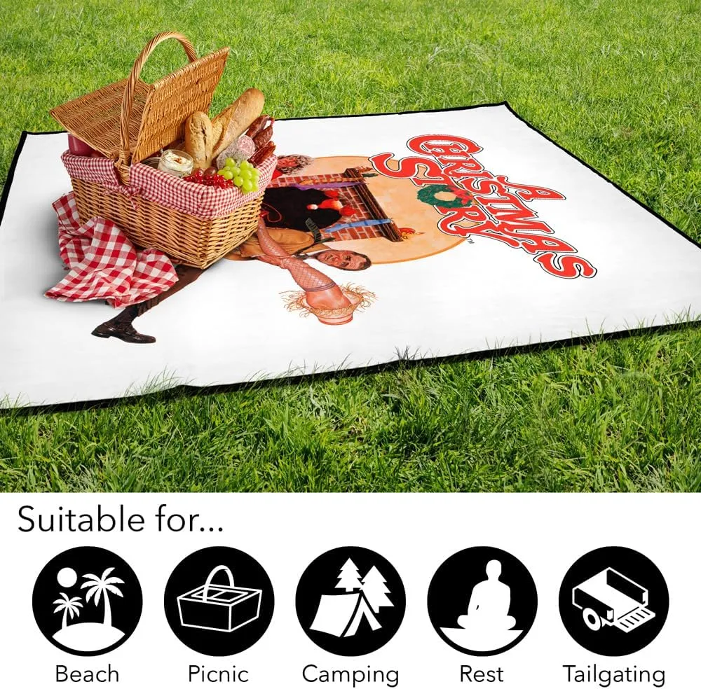 LOGOVISION A Christmas Story Picnic Outdoor Blanket, 50"x60" Poster, Foldable Blanket for Picnic, Beach, Camping, Park, Tailgate