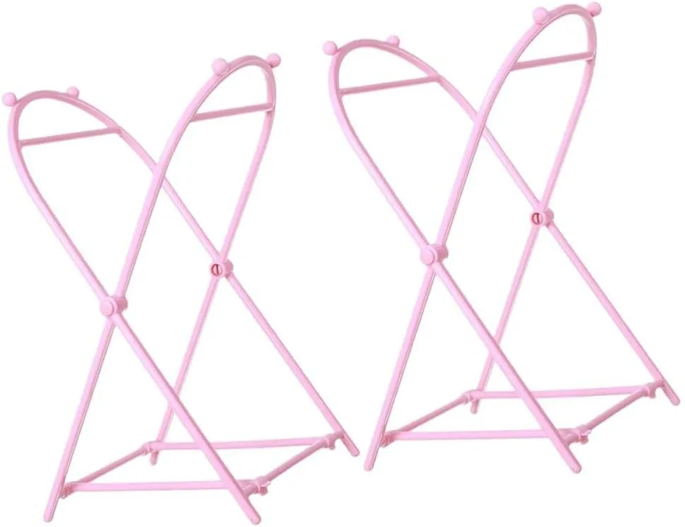 Luxshiny 2pcs Trash Holder Towel Hooks Lawn Bag Holder Folding Trash Bag Holder Bin Bag Holder Garbage Holder Brackets for Shelves Foldable Trash Bag Rack Trash Bag Stand Rag Hanging