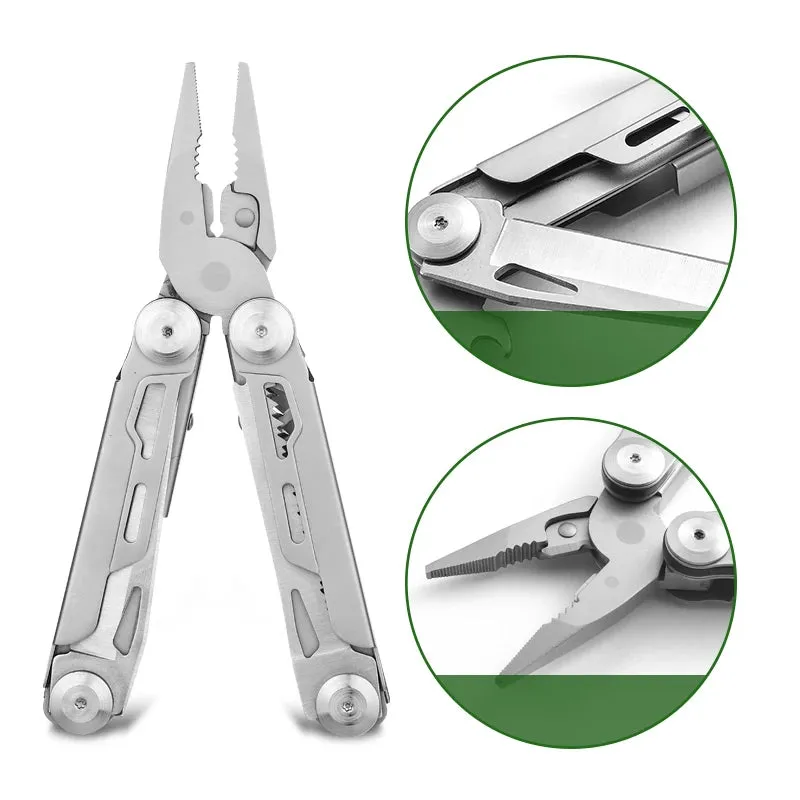 MAARTEN 12-in-1 Multitool Pliers for Camping & Survival