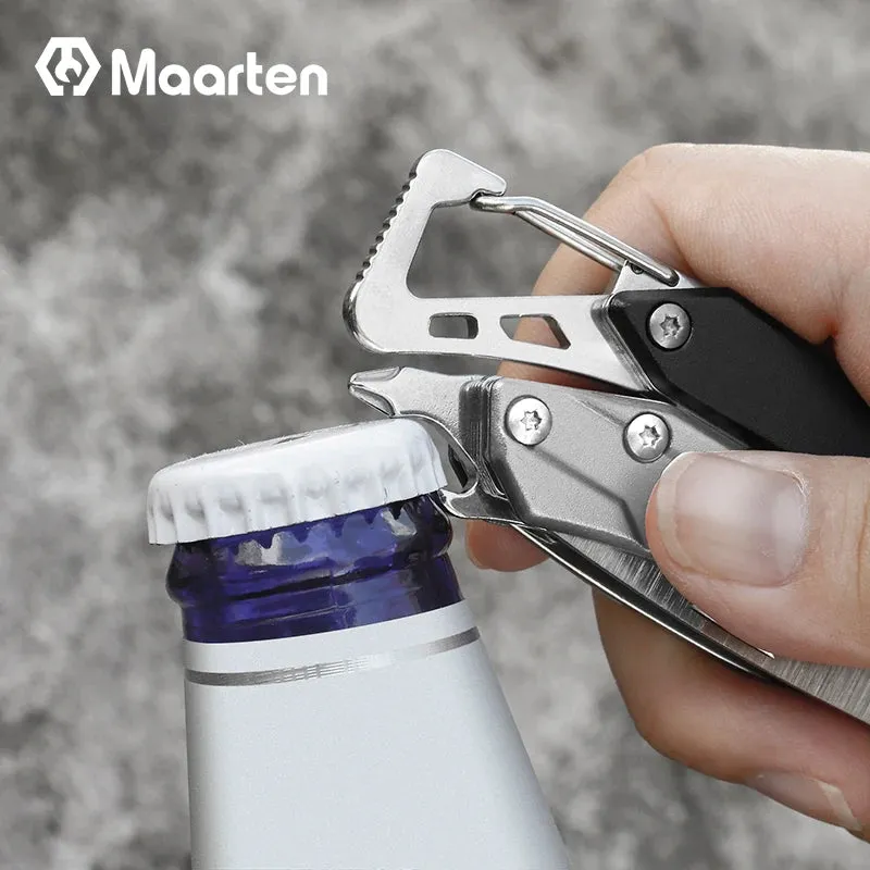 MAARTEN 9-in-1 Stainless Steel Multitool with Self-Locking Pliers