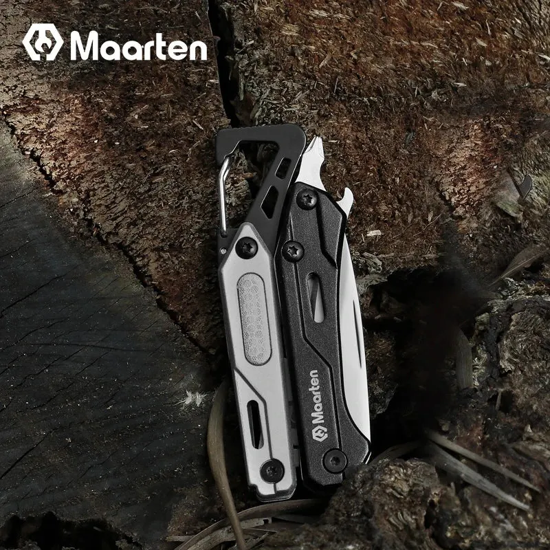 MAARTEN 9-in-1 Stainless Steel Multitool with Self-Locking Pliers