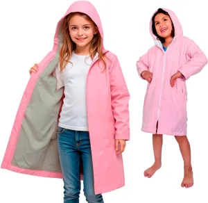 MACAR Waterproof Swim Parka with Fleece Lining – Ideal for Poolside & Outdoor Activities