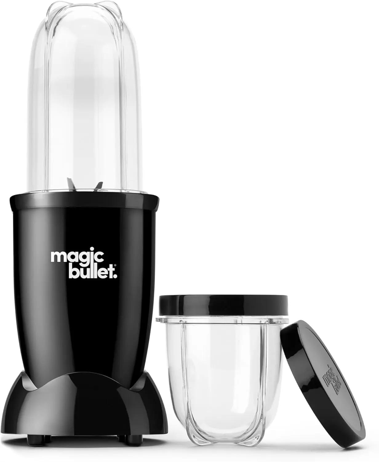 magic bullet Blender, Small, Black, 7 Piece Set