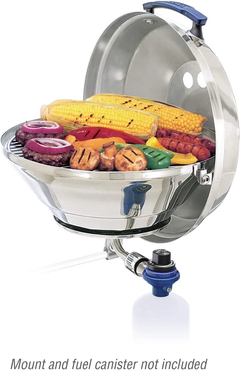 Magma Products, Original Size Marine Kettle Gas Grill, A10-205 & Products, Padded Carrying/Storage Case for Marine Kettles, A10-991, Black, One Size