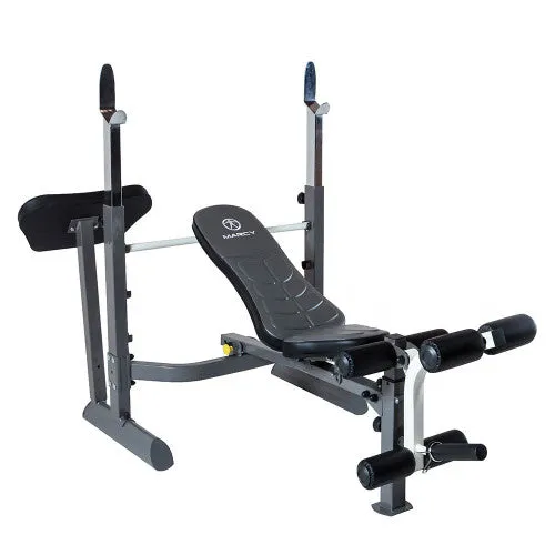 Marcy Foldable Mid-Size Workout Bench | MWB-50100 - Retired
