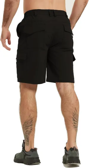 Men's Cargo Work Hiking Shorts Lightweight Quick Dry Waterproof Outdoor Golf Shorts for Men Fishing Travel Camping