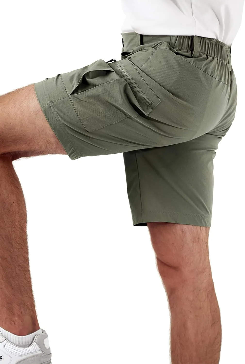 Mens Hiking Cargo Shorts Stretch Quick-Dry Outdoor Casual Work Shorts for Men Camping Fishing