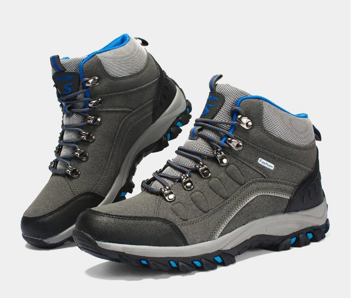 Men's Hiking Shoes Waterproof Anti Slip Hiking Boots Outdoor Lightweight Trekking Sneakers