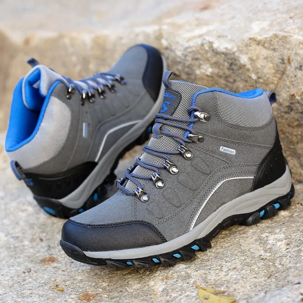 Men's Hiking Shoes Waterproof Anti Slip Hiking Boots Outdoor Lightweight Trekking Sneakers