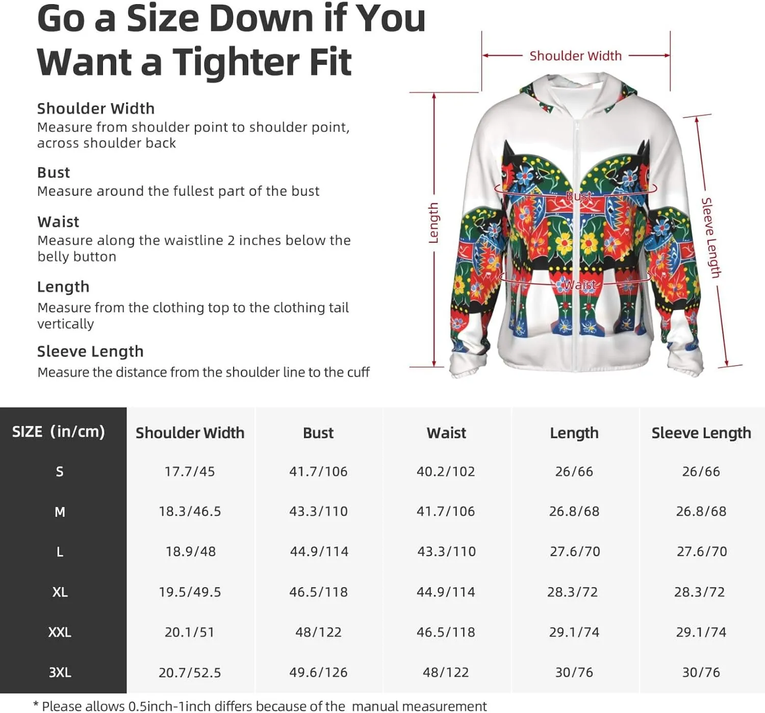 Men's UPF 50  Runner Swedish Dala Horse Folk Sun Protection Hoodie Long Sleeve Rash Guard Hiking Running Workout Shirt