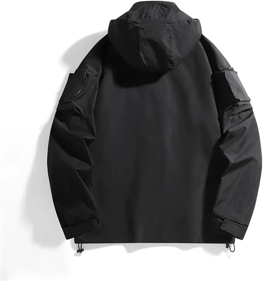 Mens Waterproof Hiking Windproof Windbreaker Coat Breathable Fishing Camping Trekking Jacket