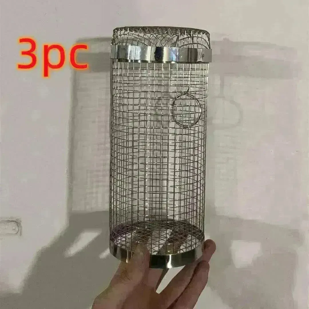 Metal BBQ Grilling Basket Net Portable Outdoor Camping Rack