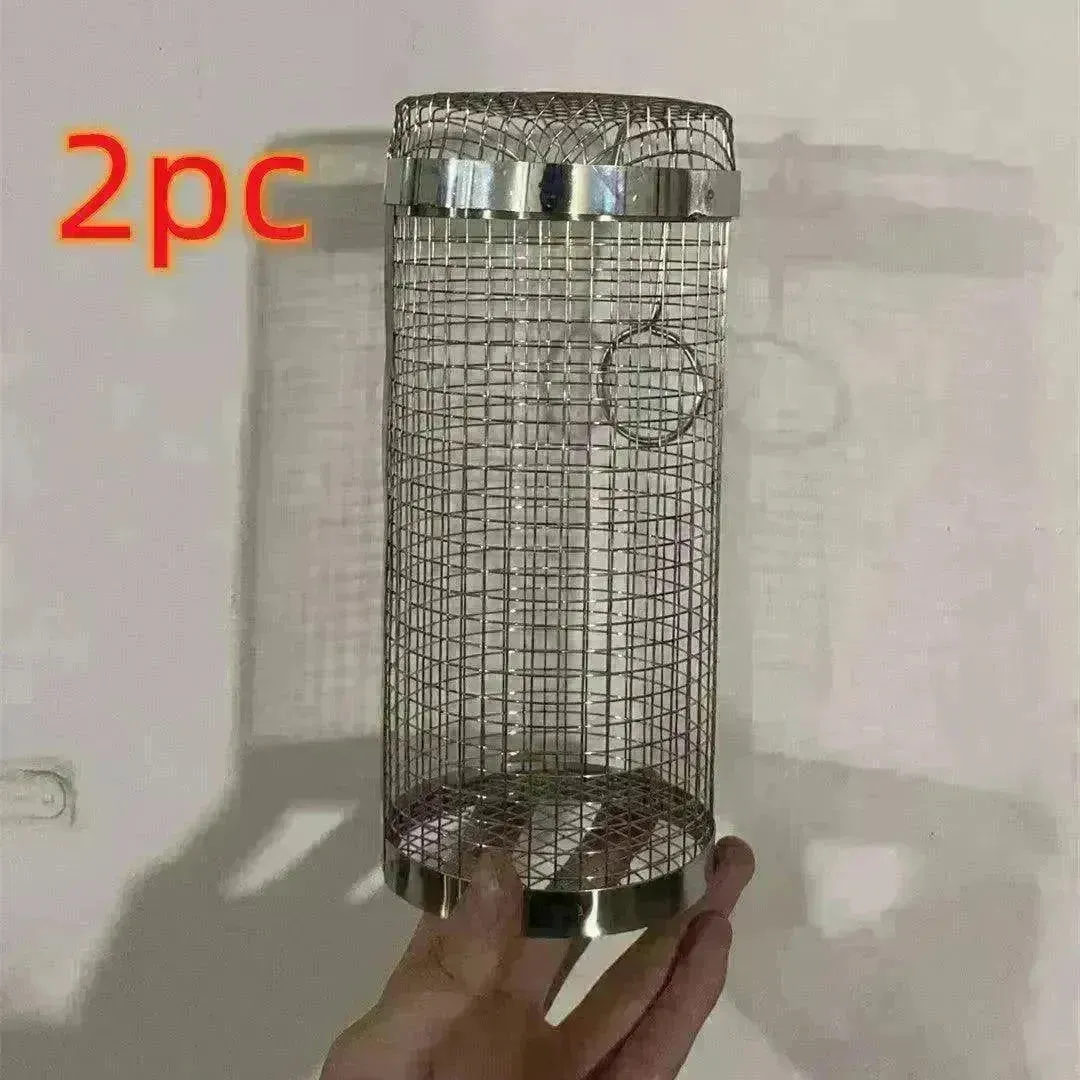 Metal BBQ Grilling Basket Net Portable Outdoor Camping Rack