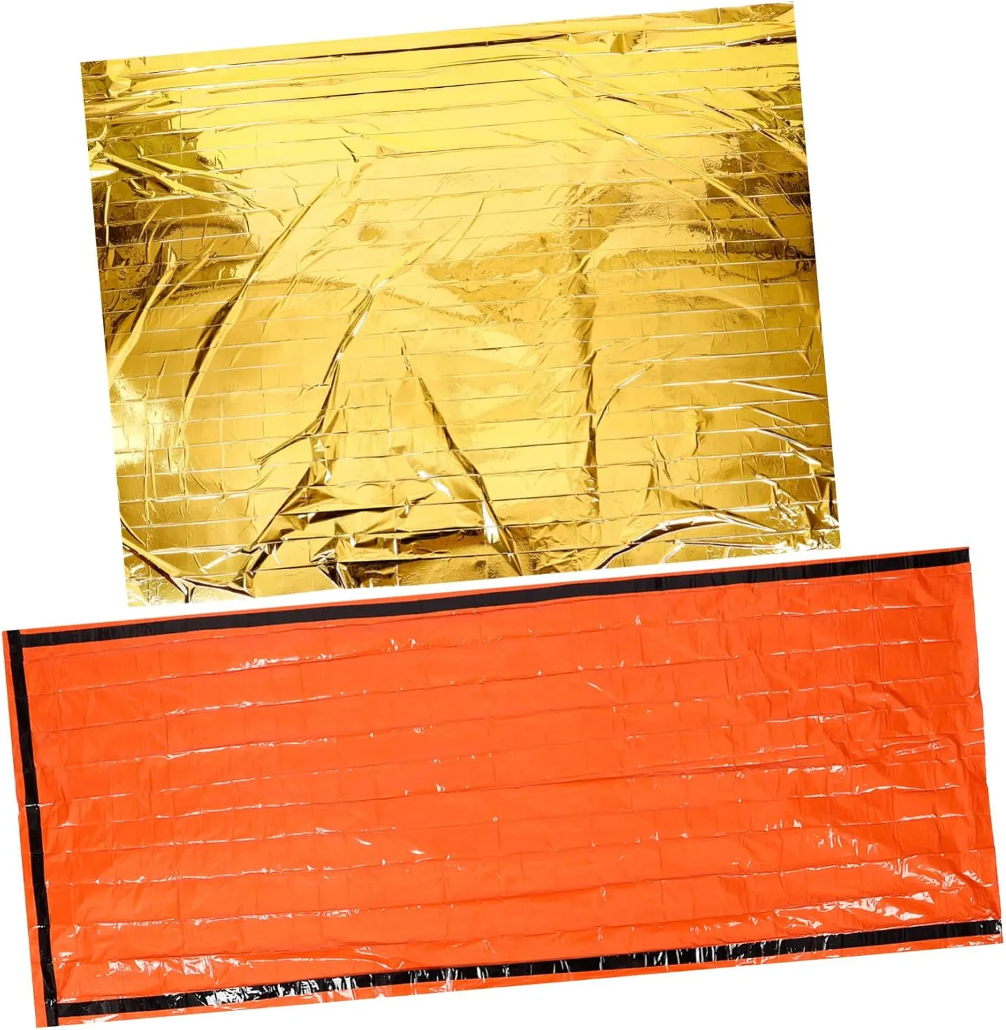 Milisten Survival Blanket Sleeping Bag Emergency Thermal Insulation for Cold Weather Camping Outdoor Use