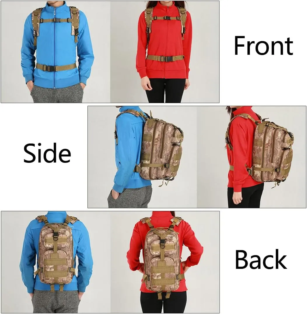 Military Tactical Backpack Rucksacks 3 Day Assault Pack Army Bag for Hunting Trekking Camping Outdoor (ACU Digital)
