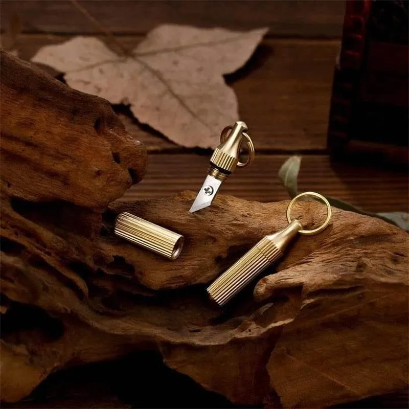 Mini Survival Knife - Compact Pocket Outdoor Tool