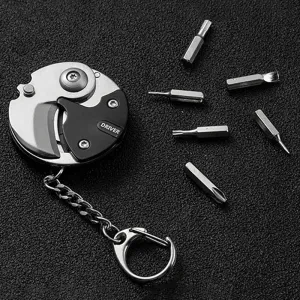 Mini Survival Tool Keychain - Essential Hiking Gear
