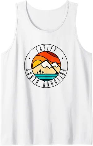 Minimalist Outdoors Easley South Carolina SC Tank Top