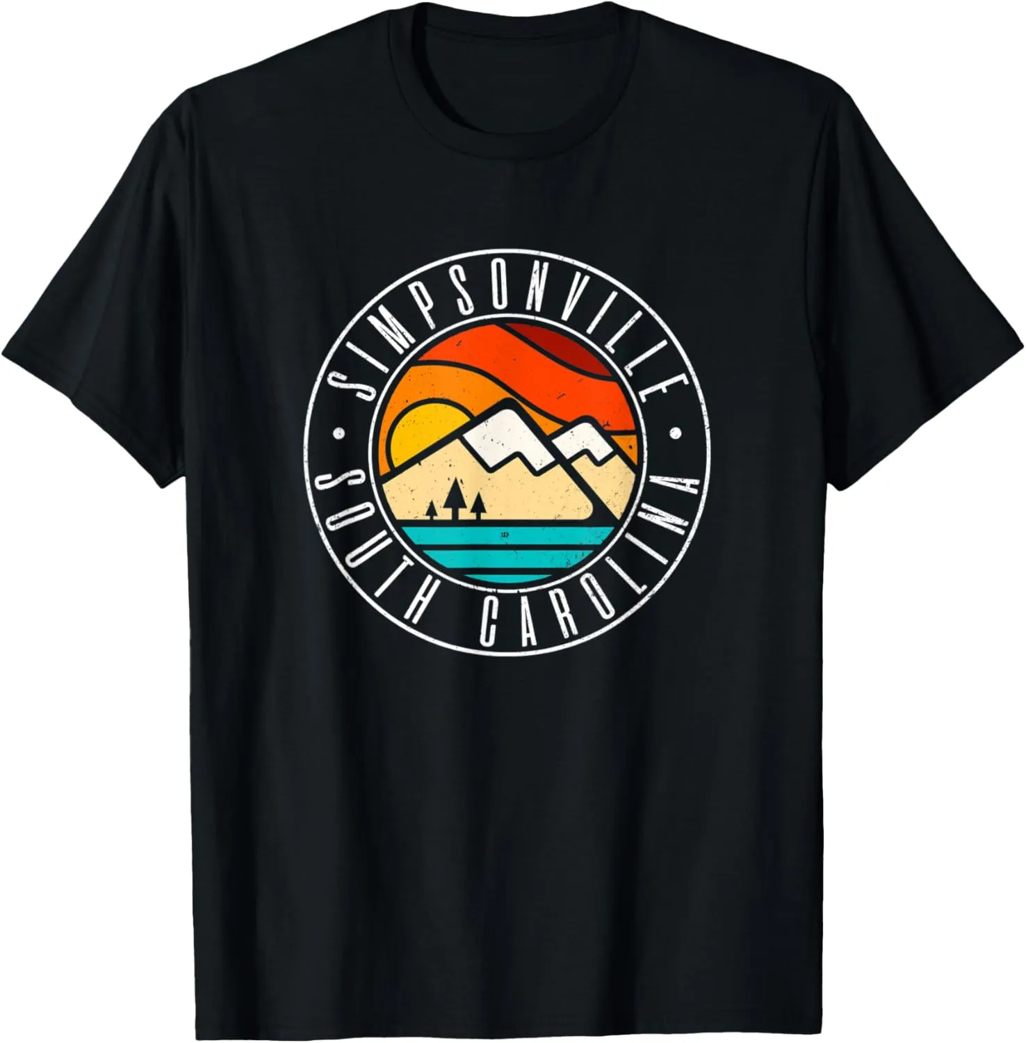 Minimalist Outdoors Simpsonville South Carolina SC T-Shirt