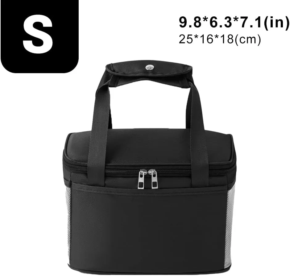 MiOYOOW Camping Storage Bag, Portable Stove Carry Case Wear Resistant Thermal Cooler Bag for Kitchen Travel Food Delivery
