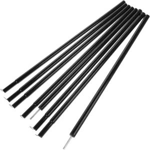Mipcase 1 Set Tent Support Pole Set Adjustable Iron Camping Tent Rods for Tarp Canopy Awning Lightweight Stable Portable Outdoor Tool for Backpacking and Hiking