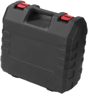 misppro Gas Tank Storage Case for Camping Stove - Portable Gas Canisters Storage Box with Comfortable Handle - BBQ Tools Carry Case - 14.96x13.78x6.69 Inch- Black