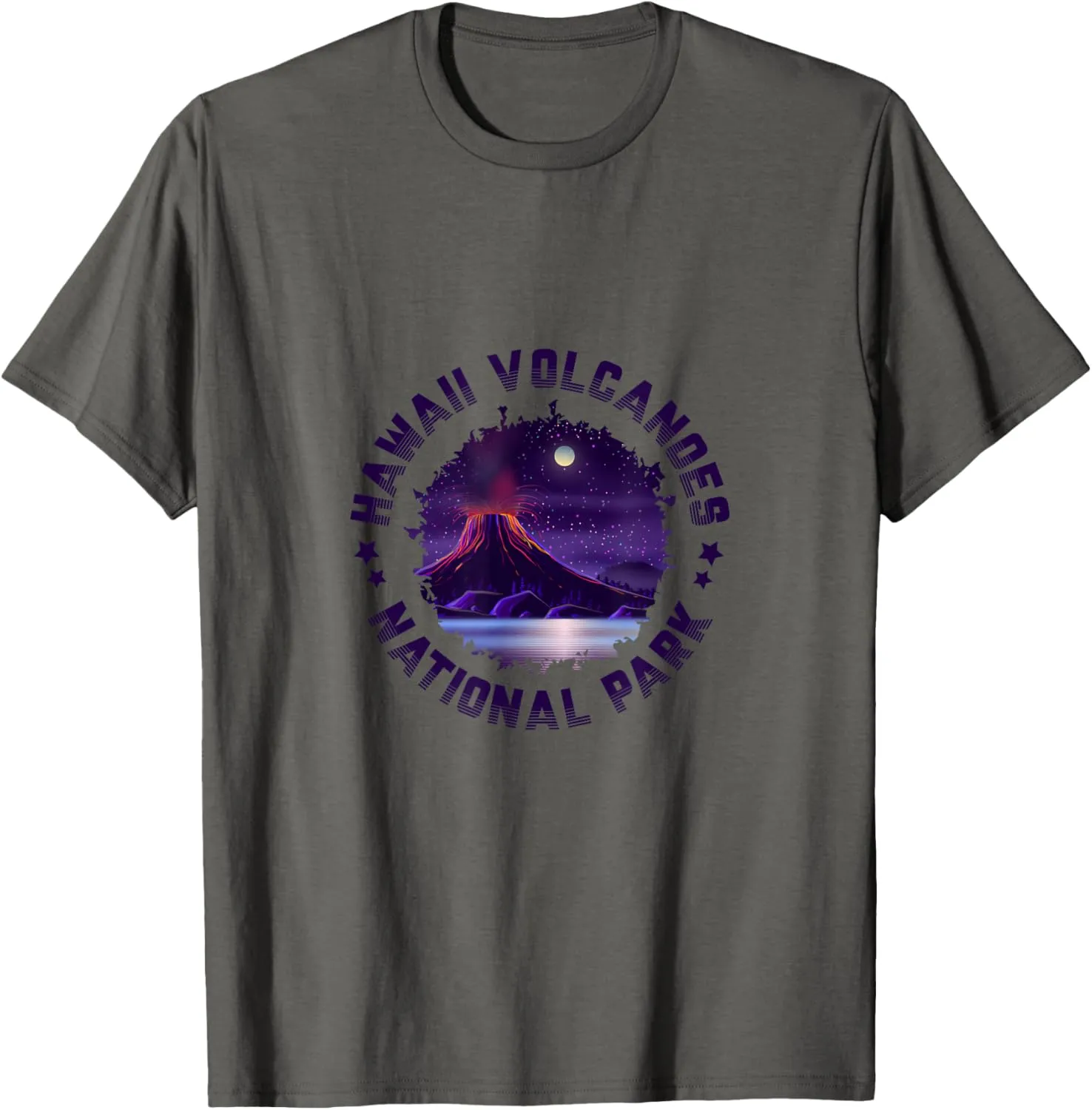 Moonlight Hawaii Volcanoes National Park T-Shirt
