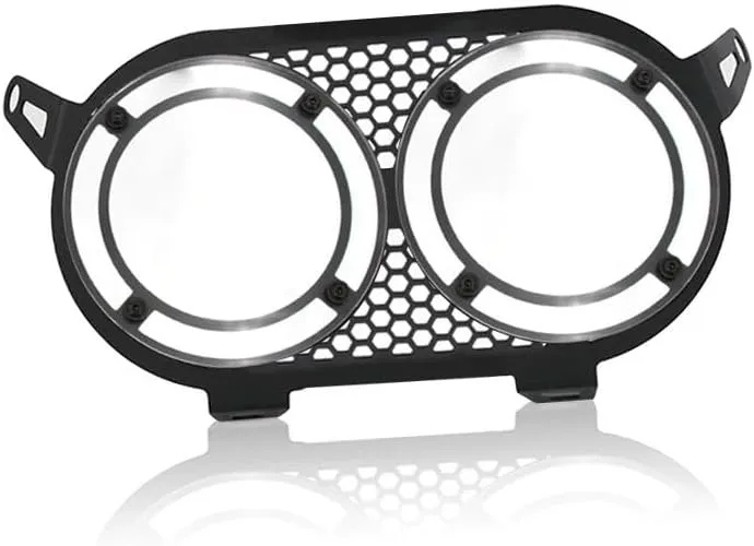 Motorcycle Headlight Grill Cover For Du&cati Desert X DesertX 2022 2023 Motorcycle Accessories Headlamp Headlight Shield Cover Grill Guard Protector