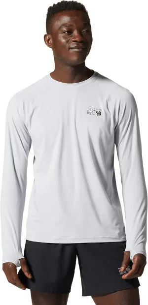 Mountain Hardwear Men's Crater Lake Long Sleeve Crew Shirt for Hiking, Camping, Outdoor Adventures, and Casual Wear