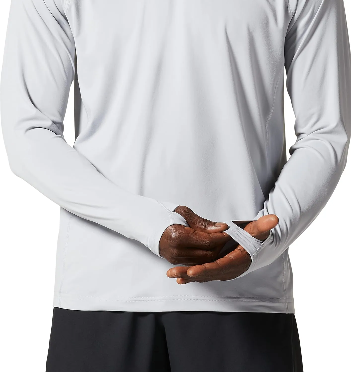Mountain Hardwear Men's Crater Lake Long Sleeve Crew Shirt for Hiking, Camping, Outdoor Adventures, and Casual Wear