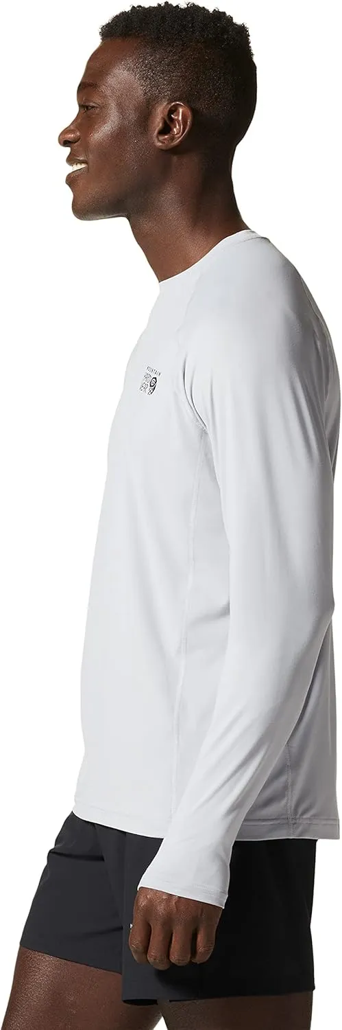 Mountain Hardwear Men's Crater Lake Long Sleeve Crew Shirt for Hiking, Camping, Outdoor Adventures, and Casual Wear
