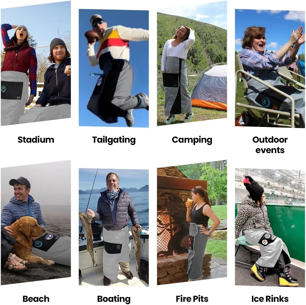 Mozy Wearable & Weatherproof Outdoor Blanket – Lower-Body Thermal Wrap for Superior Warmth