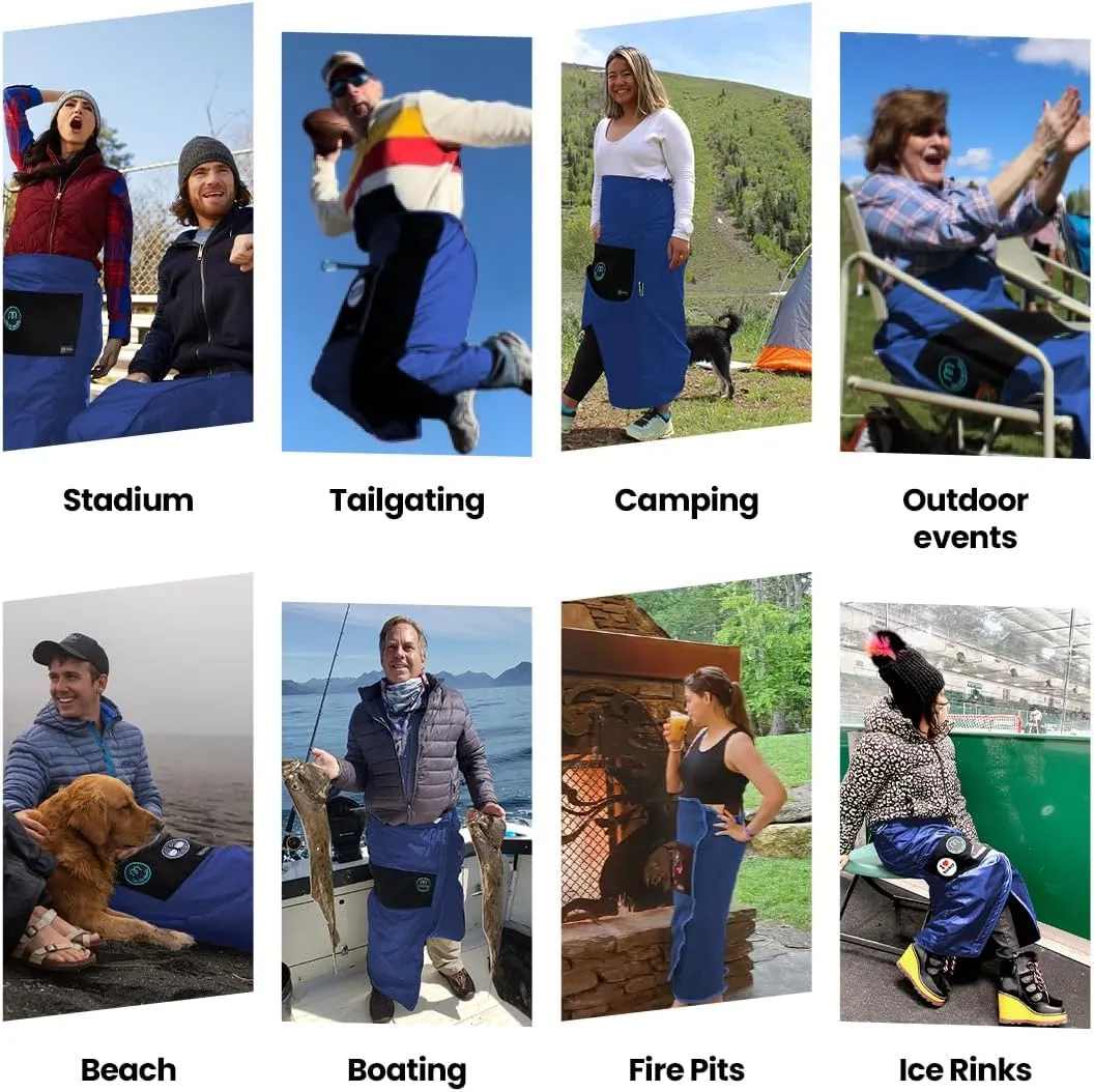 Mozy Wearable & Weatherproof Outdoor Blanket – Lower-Body Thermal Wrap for Superior Warmth