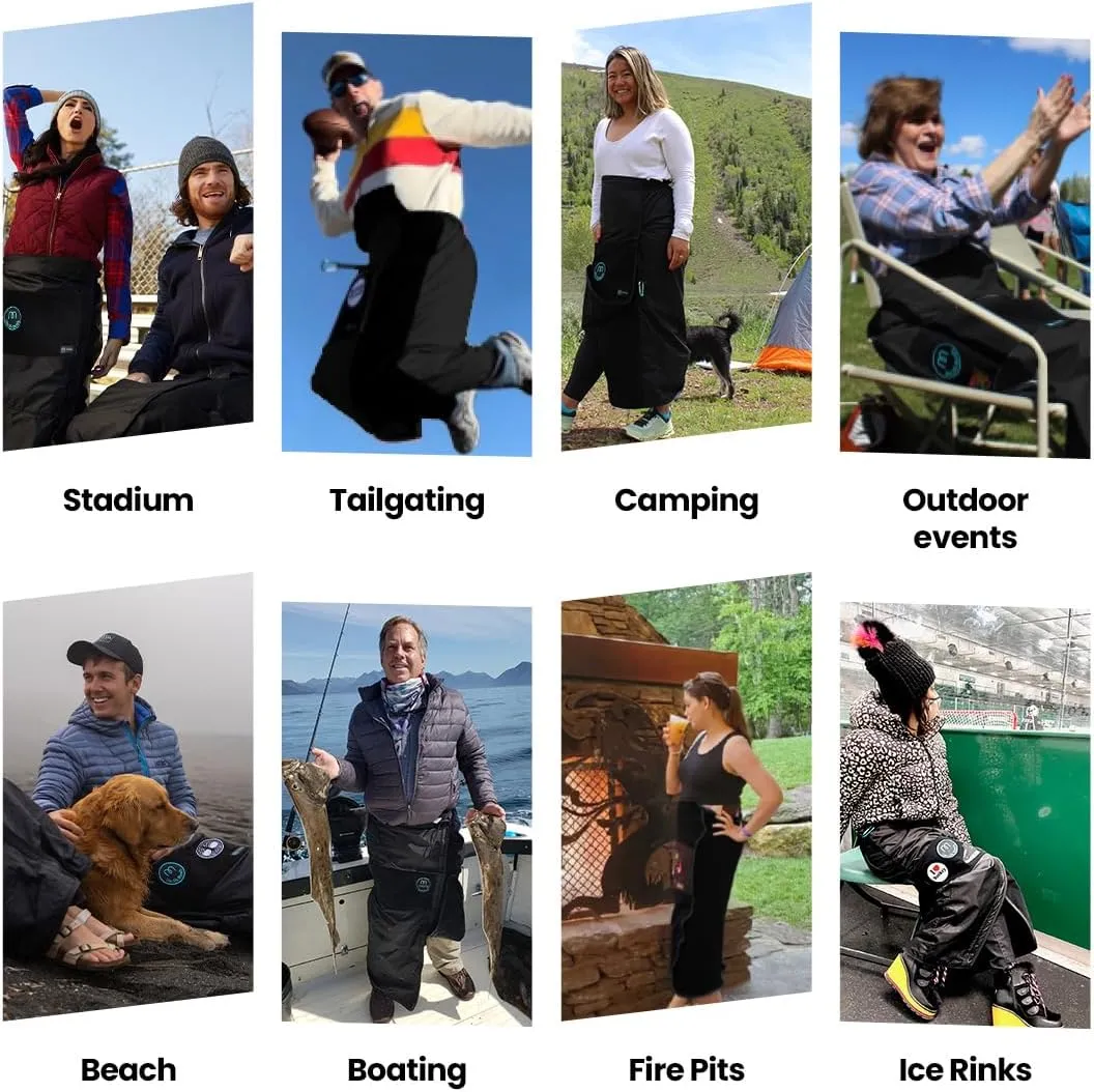 Mozy Wearable & Weatherproof Outdoor Blanket – Lower-Body Thermal Wrap for Superior Warmth