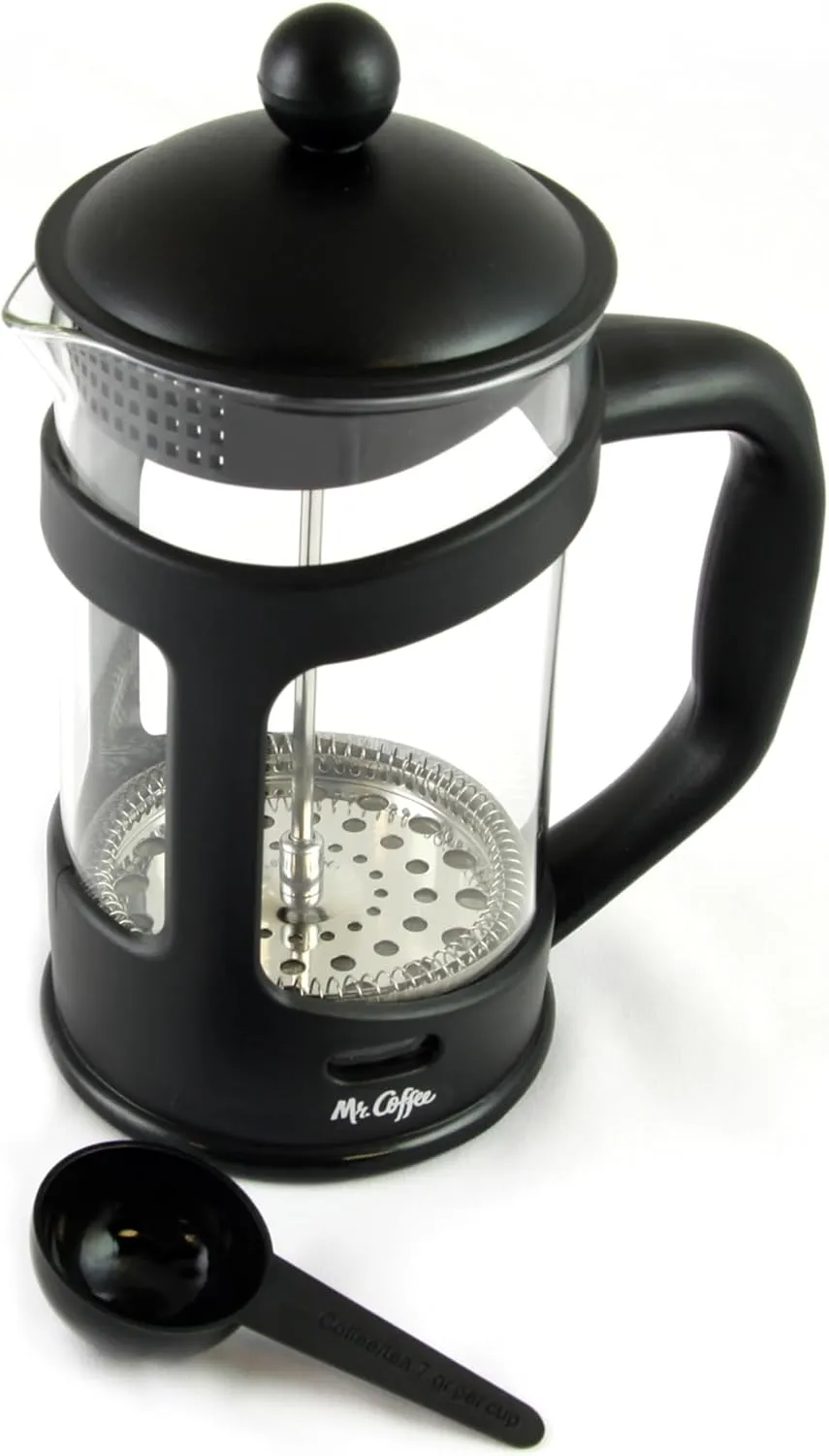 Mr. Coffee Brivio 28 oz Coffee Press ~ Protected Glass Carafe